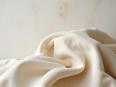 Organic Belgian linen throw in a natural oat color.